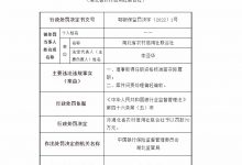 杉德畅刷整理：湖北省农信联社因理事取得任职资格核准前实际履职等被罚70万元