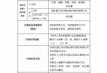 杉德畅刷整理：因内控有效性不足等，湖北潜江农商行被罚50万