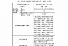 杉德畅刷整理：涉六项违法违规行为！浙江长兴农商行被罚165万