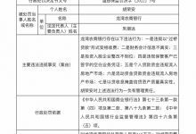 杉德畅刷整理：涉七项违法违规行为！龙湾农商银行被罚265万