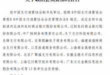 杉德畅刷整理：瑞特支付在牌照续展前三个月易主，此前已被中国支付清算协会取消会员资格