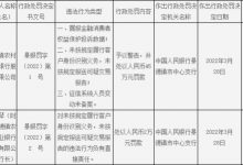 杉德畅刷整理：景德镇农商银行违法被罚 征信系统人员变动未备案等