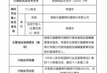 杉德畅刷整理：因提供虚假及隐瞒重要事实报表，准格尔旗蒙商村镇银行被罚25万