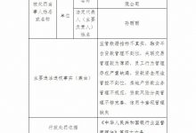 杉德畅刷整理：宁波宁海农商银行因监管数据指标不真实等被罚275万元