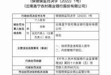 杉德畅刷整理：因信贷资金违规流入房市等，云南昌宁农商行被罚60万