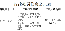 杉德畅刷整理：违反人民币反假等有关规定 锦州松山农商村镇银行被罚6.2万元