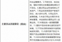 杉德畅刷整理：龙江银行19宗违法被罚1260万元 同业互作虚增规模等