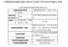 杉德畅刷整理：江西于都农商银行因离职审计流于形式等被罚140万元