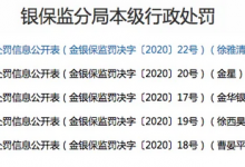 杉德畅刷整理：金华银行被罚525万元 因违规掩盖不良资产等7项案由