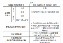 杉德畅刷整理：因承兑汇票授信管理严重不尽职 江苏泗阳农商行两人被处罚