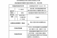 杉德畅刷整理：因重大关联交易未经董事会批准，南皮融信村镇银行被罚20万